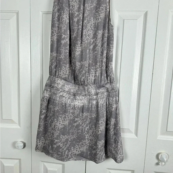 Ramy Brook Snake Print Wrap Drawstring Waist Band Sleeveless Mini Dress - Picture 10 of 11